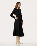 Dress | Recycled Regular Travel | Tami Long Sleeve | Deep Black