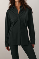 Blouse | Regular Travel | Ichiro | Deep Black - shop_name
