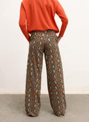 Pants | Heavy Travel Printed | Febri Prints | Cobra Orange - shop_name