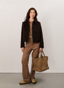 Jacket | Soft Melée Blend | Chiho | Winterwarm Brown - shop_name