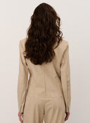 Blazer | Heavy Travel | Shoji Dessin | Café Latte Herringbone - shop_name