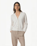 Knits | Linen Cotton Rec. Pol. | Ynao | white linen