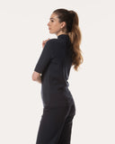 Strick | Baumwollstrick | Torak | Black-Blue