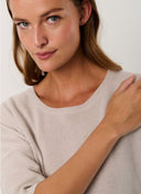Knit | top | Half - length | Air cashmere | Yara | Silver Knit - shop_name