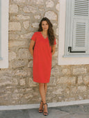 Jurk | Regular Travel | Misas | Poppy Red