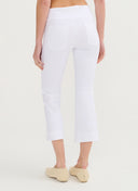 Hose | Cropped Flare | Travelqualität | Kaya | White