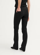 Flared Pants | Travel Jersey | Zaya | Deep Black - shop_name