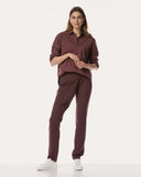 Pants | Bonded-Travelqualität | Uzuki | Merlot