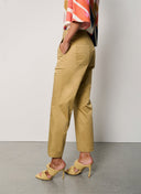 Pants | Cotton Stretch | Noe 7/8 | Safari sand Cotton - shop_name