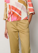 Pants | Cotton Stretch | Noe 7/8 | Safari sand Cotton - shop_name