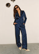 Pants | Heavy Satin Stretch | Kawase | Blue Night - shop_name