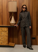 Pants | Jersey Wool Blend | Nushi | Antra/Black Stripe - shop_name
