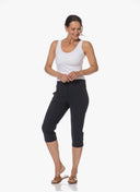 Pants | Regular Travel | Capri | Black - Blue - shop_name