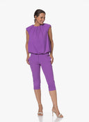 Pants | Regular Travel | Capri | Plum Purple - shop_name