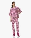 Pants | Regular Travel Print | Chyza Dessin | Sorbet Eclips - shop_name