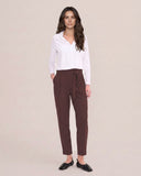 Pantalon | Bonded Travel | Hita | Merlot