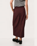 Skirt | Heavy Travel | Seishi | Merlot