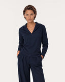 Top | Recycled Light-Travelqualität | Hoki | Blu Marine