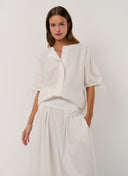 Blouse | 100% Cotton | Hideka | Optical White - shop_name