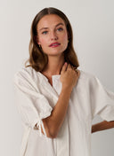 Blouse | 100% Cotton | Hideka | Optical White - shop_name