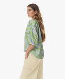 Blouses | Cotton | Bise Dessin | leaves