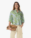 Blouses | Cotton | Bise Dessin | leaves