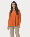 Bluse | Recycled Light-Travelqualität | Milly | Burned Orange