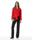 Bluse | Recycled Regular-Travelqualität | Mikuya | Spicy Red