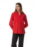 Blouse | Recycled Regular Travel | Mikuya | Spicy Red