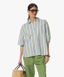Bluse | Regular-Travelqualität | Yomie Dessin | Bold Stripe