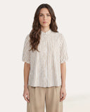 Bluse | Regular- Travelqualität Stripe | Billy Dessin | Spiaggia Stripe