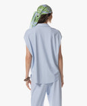 Blouse | Soft Travel | Tsuba | Cashmere Blue