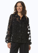 Blouses | Viscose Polyester | Tankuya | Black Dot - shop_name