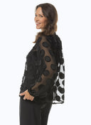 Blouses | Viscose Polyester | Tankuya | Black Dot - shop_name