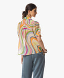 Blouse | Cotton Silk | Daiya | Sunset Waves