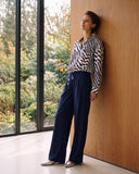 Bluse | Baumwoll-Stretch | Agano Stripe | irregular stripe