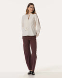Bluse | Recycled Regular-Travelqualität | Uino | Linen