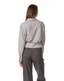 Blouse | Recycled Regular Travel | Yukako | Mid Grey