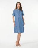 Jurk | Cotton | Reona | chambray