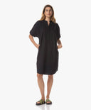 Kleid | Baumwollstretch | Yari | black