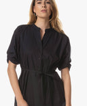 Kleid | Baumwollstretch | Yari | black