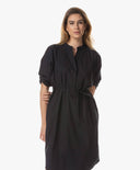 Kleid | Baumwollstretch | Yari | black