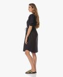 Kleid | Baumwollstretch | Yari | black