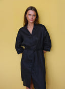 Dress | Linen | Lomitsy | Black linen - shop_name