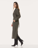 Kleid | Recycled Regular-Travelqualität | Sika | Olive Night