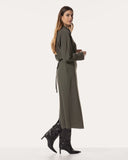 Kleid | Recycled Regular-Travelqualität | Sika | Olive Night