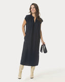 Kleid | Regular-Travelqualität | Ginoka | Black-Blue