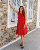 Jurk | Regular Travel | Lyame | Poppy Red