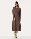 Kleid | Recycled Regular-Travelqualität | Tami Long Sleeve | Cacao