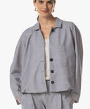Jacket | Comfort Travel | Makoto Dessin | Grey Structure